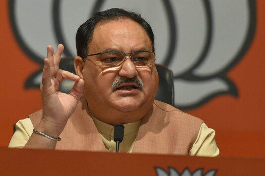 File photo of BJP chief JP Nadda.