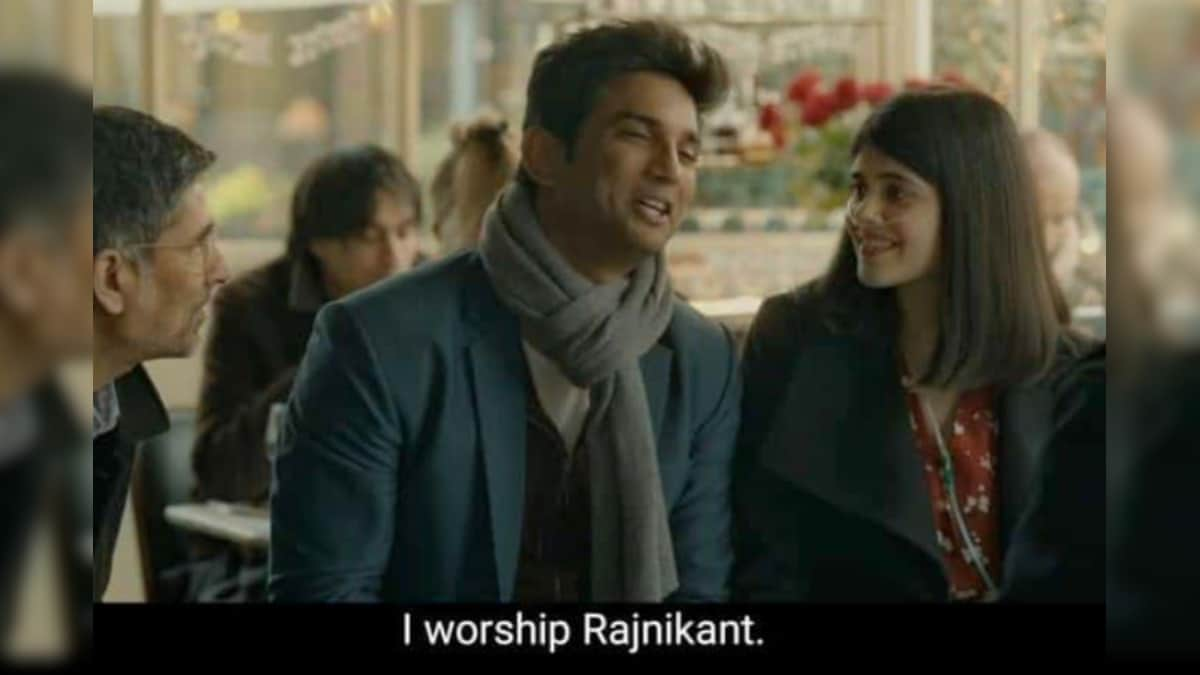 Sushant Singh Rajput ‘Worshipping’ Rajinikanth in ‘Dil Bechara’ Wins Over Thalaiva Fans