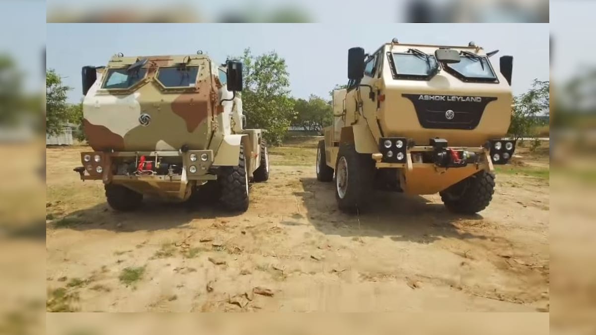 This Ashok Leyland 4x4 LSV Military Vehicle is Perfect to Take on the