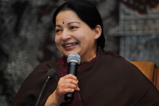 File photo of Jayalalitha.
