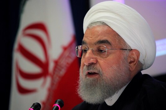 Iranian President Hassan Rouhani speaks at a news conference on the sidelines of the United Nations General Assembly in New York, US, September 26, 2019. (Reuters/File Photo)