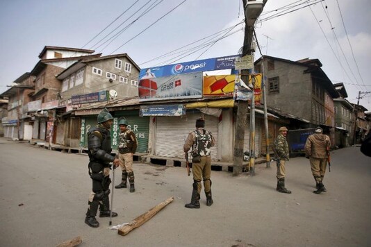 File photo of Kashmir police.