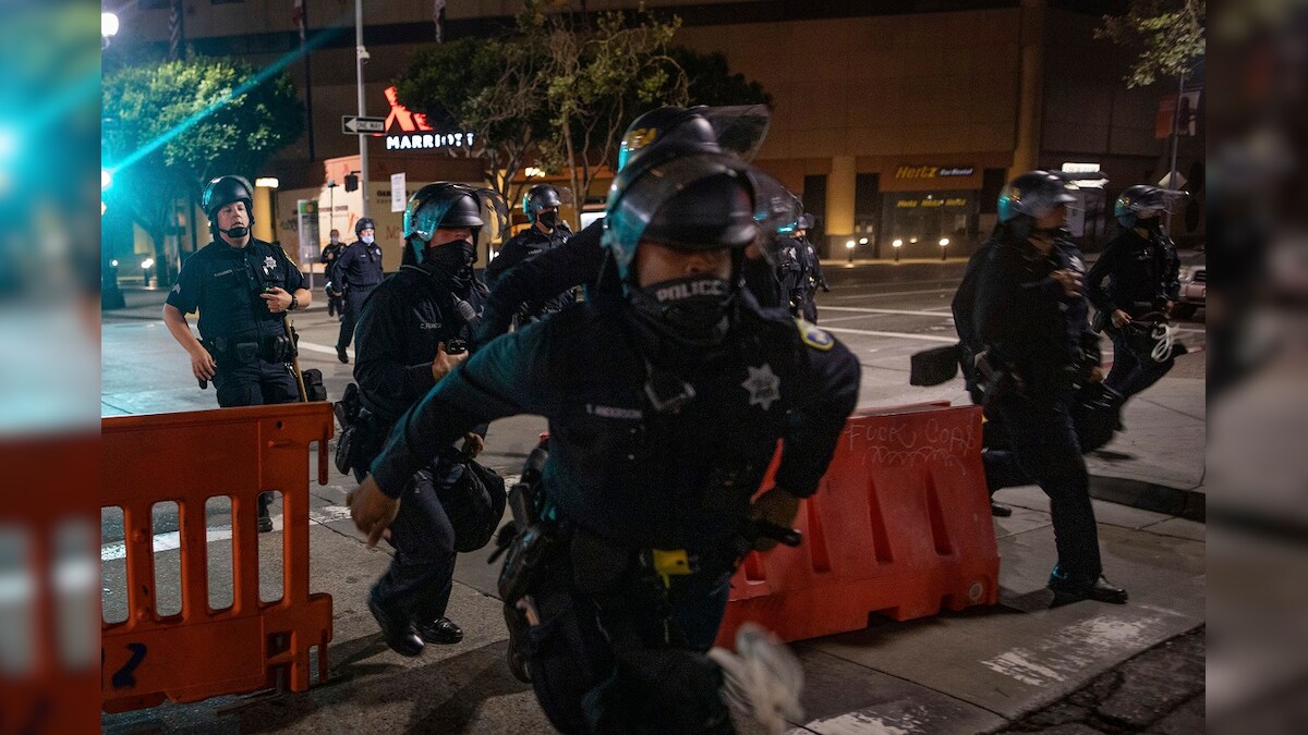 Courthouse Set on Fire after Demonstration Turns Violent in California