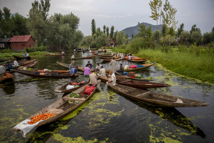 Floating Vegetable Market on Dal Lake India A Must Visit Place in