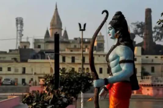 A statue of Lord Ram is seen after Supreme Court's verdict on the disputed religious site in Ayodhya. (Image: Reuters)

