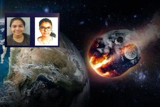 An artist's illustration of a giant asteroid approaching Earth/SPACE India.

