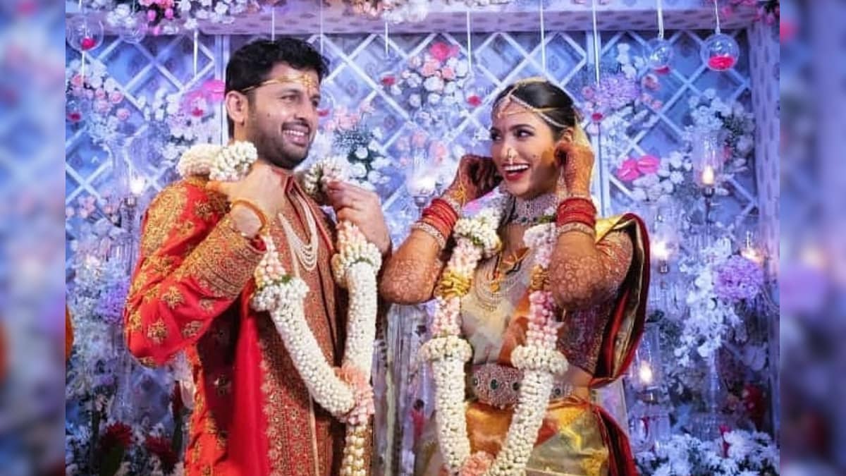 In Pics: Nithiin and Shalini Exchange Wedding Wows in Hyderabad