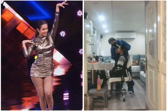 Malaika Aroraon the sets of India's Best Dancer.