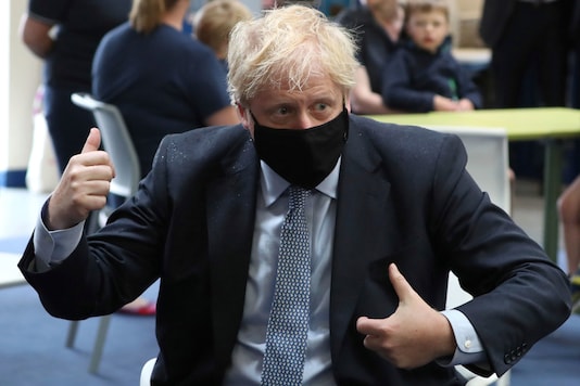 Britain's Prime Minister Boris Johnson (Andrew Milligan/PA via AP)