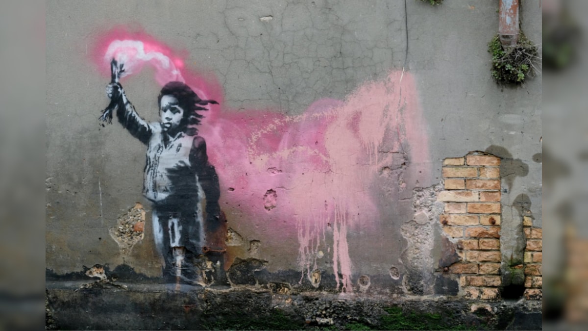 Banksy donates migrant crisis paintings worth up to £1.2m to
