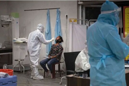 For representation: File photo of a doctor conducting a swab test for coronavirus. (AP)