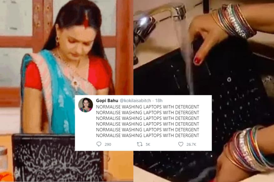 This Twitter Account of Gopi Bahu's Obsession with Cleaning ...