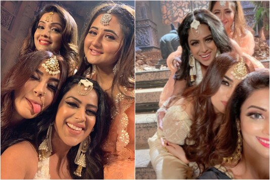 Rashami Desai with Naagin 4 cast