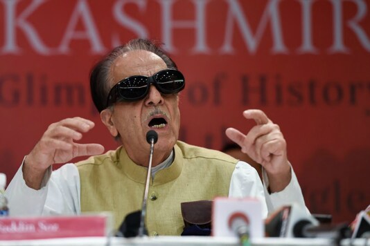 File photo of Congress leader Saifuddin Soz.