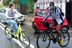 With Gyms Closed, Bollywood Stars Opt for Cycling to Stay Fit