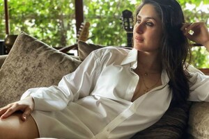 Kareena Wears Hubby Saif Ali Khan's Shirt For Filmfare Cover