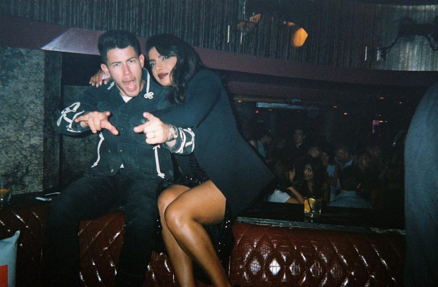  Pop star Nick Jonas is missing his wife and actress Priyanka Chopra, and has shared a stylish flashback moment. In the picture, Nick and Priyanka are twinning in black outfits as they pose happily for the camera. 