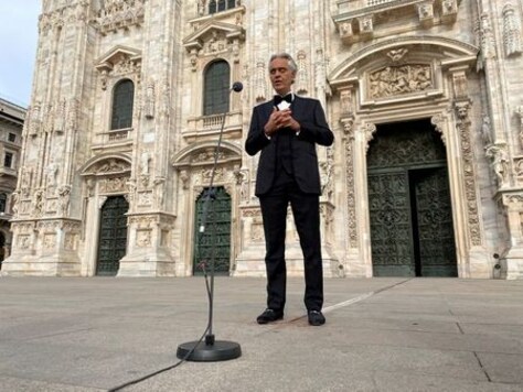 Tenor Bocelli changes his tune, apologises for Covid comments