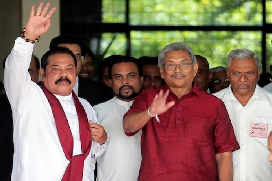 Sri Lanka President Gotabaya Rajapaksa with his brothers Mahinda Rajapaksa and Chamal Rajapaksa (R). (Reuters) Sri Lanka President Gotabaya Rajapaksa with his brothers Mahinda Rajapaksa and Chamal Rajapaksa (R). (Reuters)