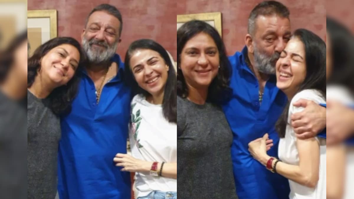 Sanjay Dutt Celebrates Raksha Bandhan With His Sisters Priya Dutt, Namrata Kumar