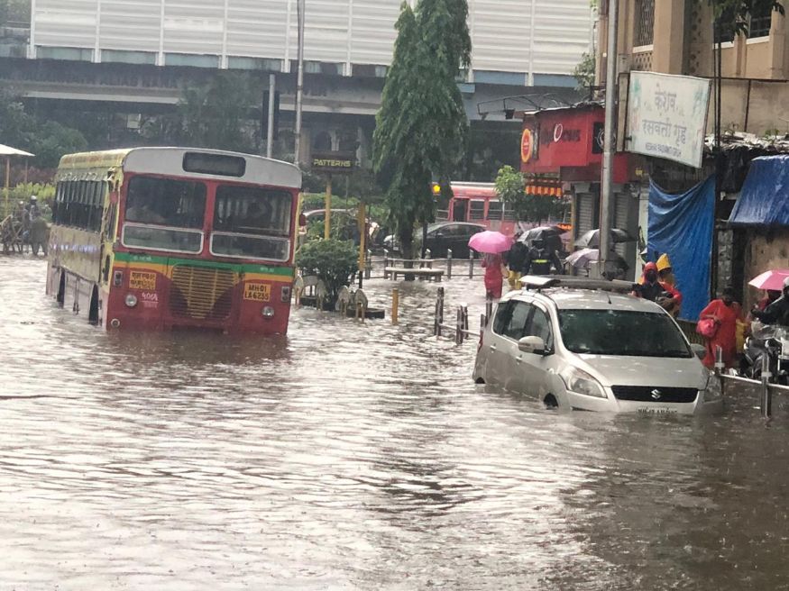 Incessant Rains Lash Mumbai: Bus & Train Services Hit - News18