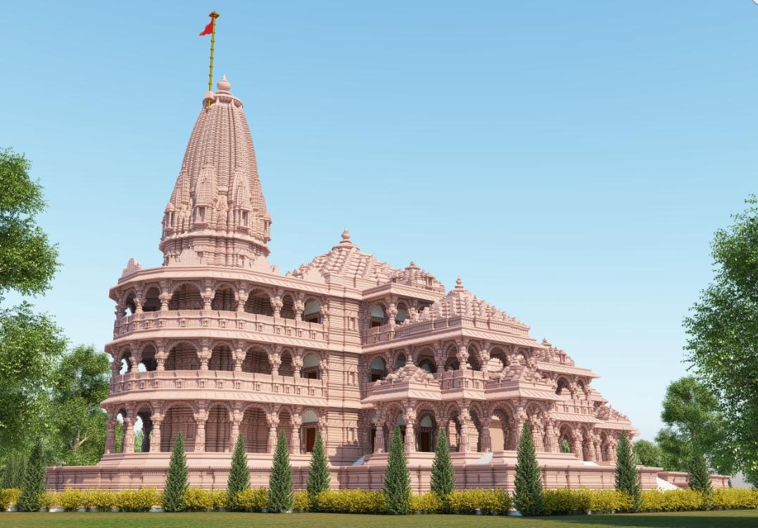 3 Storey Structure With Nagara Style Architecture This Is What Ayodhya 