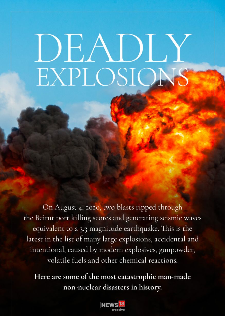 A Brief History of The Most Catastrophic ManMade NonNuclear Disasters