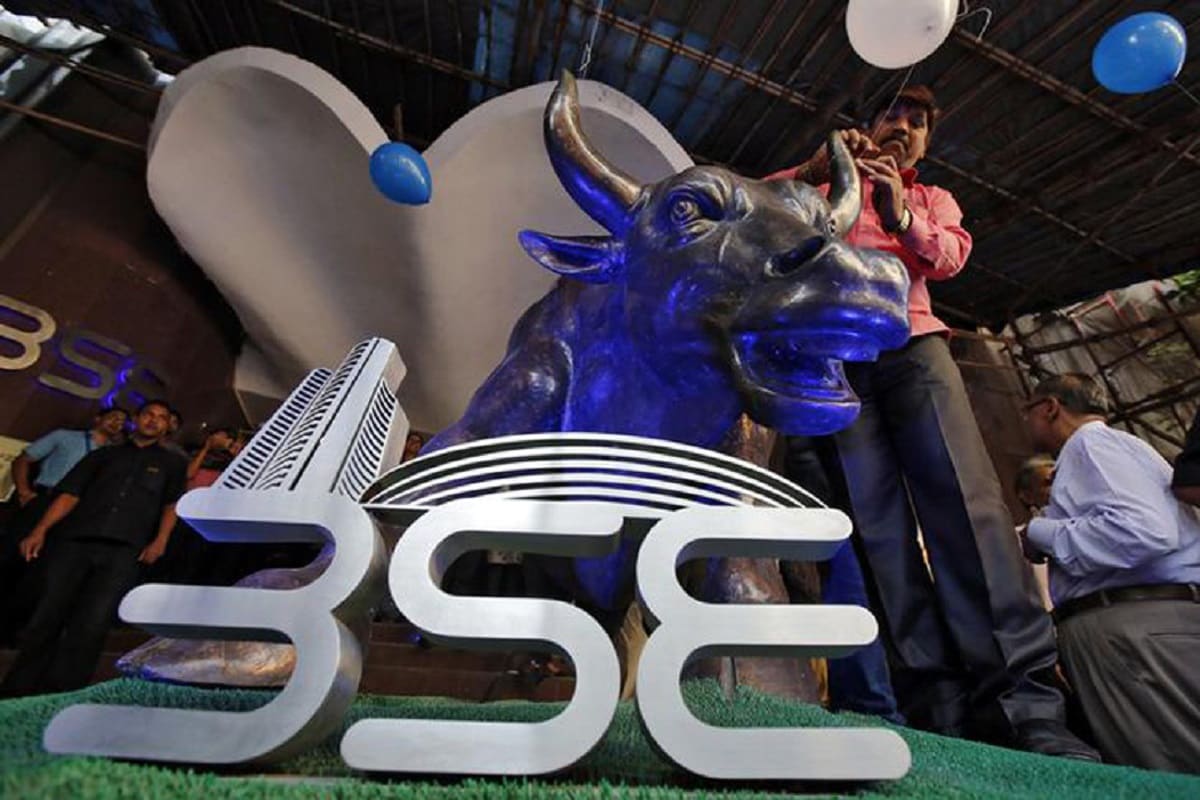 sensex jumps over 100 pts in early trade, bajaj auto top gainer; nifty tests 12,900