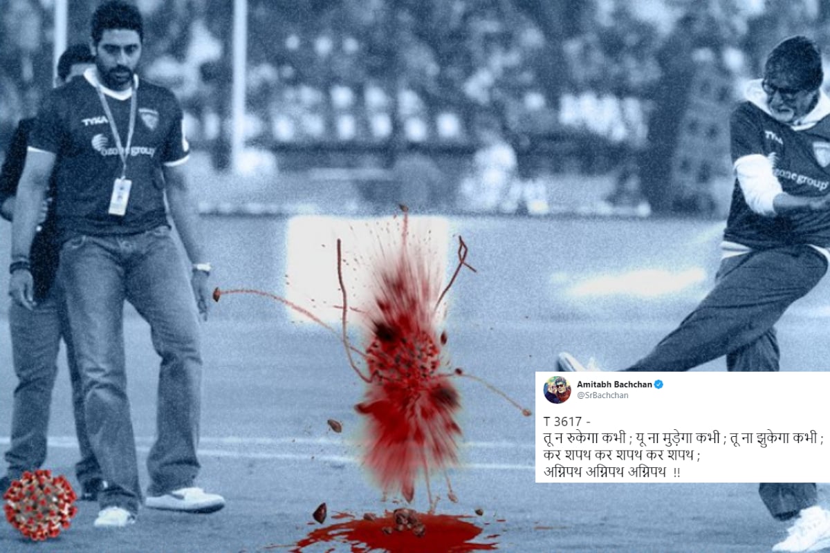 You are currently viewing Amitabh Bachchan ‘Kicks’ Coronavirus in Viral Photograph Taking Photoshop Abilities to Subsequent Degree