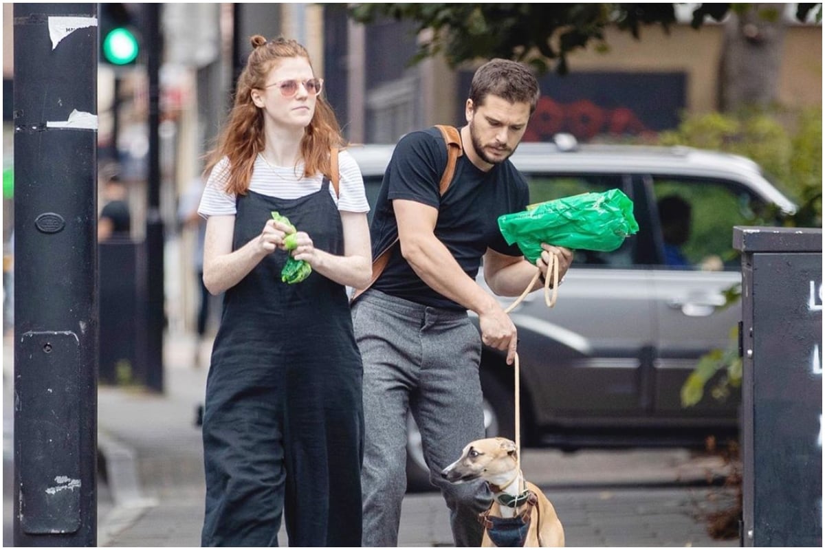 Kit Harrington And Rose Leslie Step Out In Style For A Walk With Their ...
