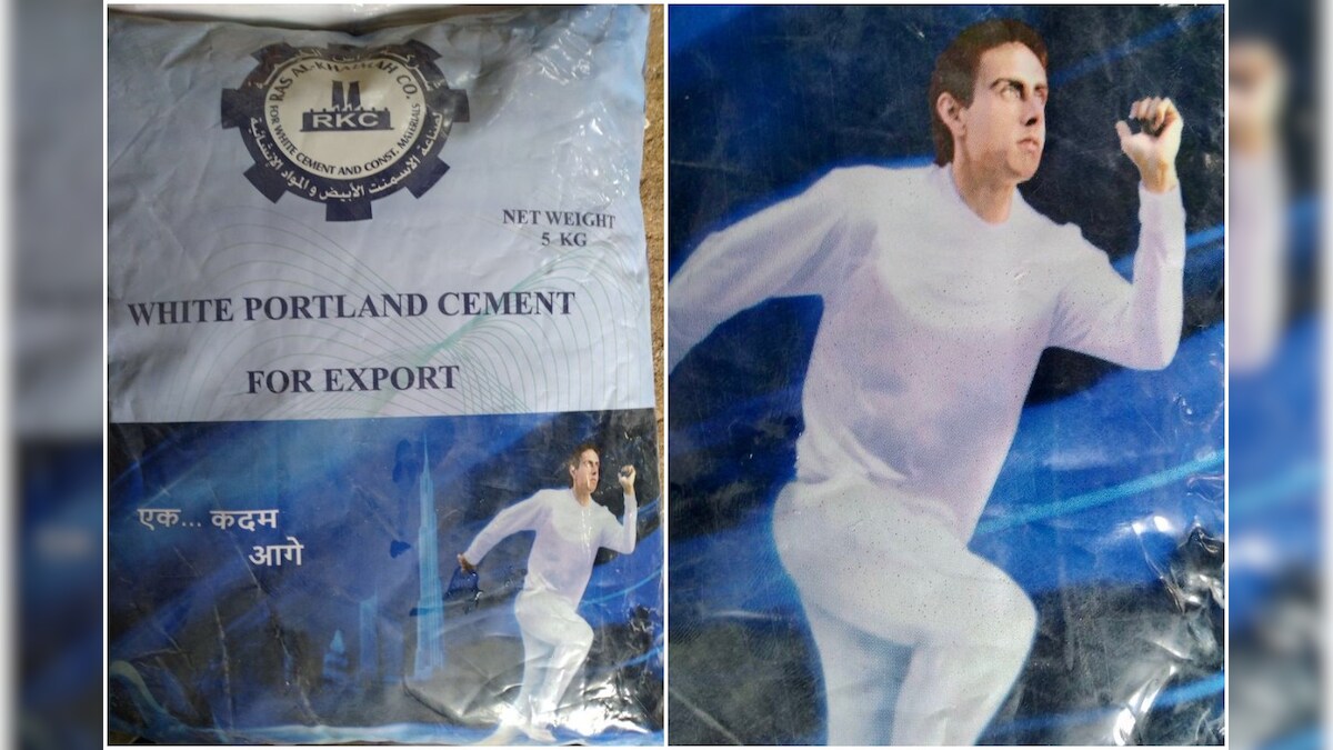 A Cement Packet in Mumbai Has Jerry Seinfield's Face Plastered On it and No One Knows Why