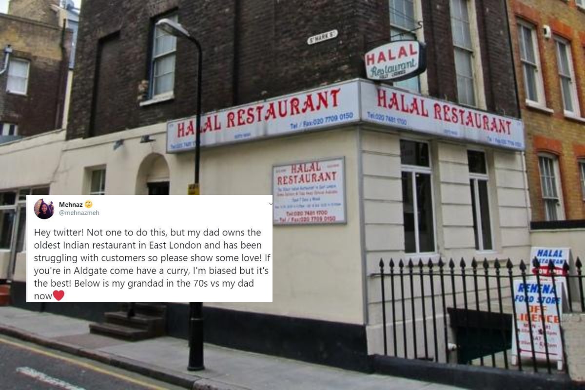 Oldest Indian Restaurant in East London Struggles in Pandemic ...