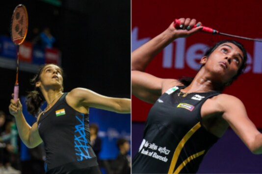 Saina Nehwal (L) and PV Sindhu. (Photo Credit: BWF)