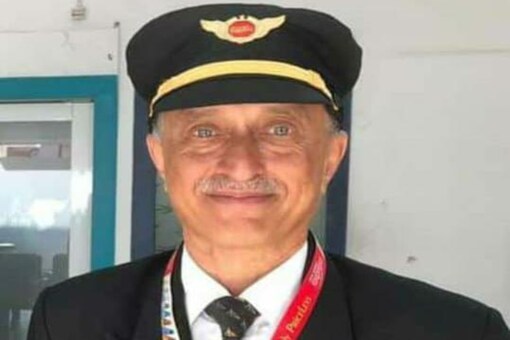Capt Deepak Vasant Sathe, the pilot of the ill-fated Air India Express flight that crashed killing 18 on board. (Image: ANI)