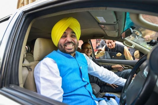 AAP MP Bhagwant Mann at Parliament House during the ongoing Winter Session, in New Delhi. (Image: PTI) AAP MP Bhagwant Mann at Parliament House during the ongoing Winter Session, in New Delhi. (Image: PTI)
