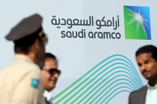 A logo of Saudi Aramco (Reuters)