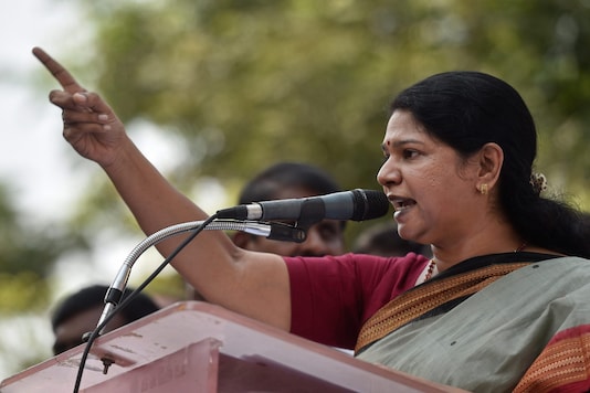 File photo of DMK MP Kanimozhi. (PTI)