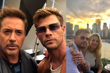 Space Brasil - Tão sabendo dessa? 😂 ﻿Recentemente, o ator ﻿Chris Hemsworth  postou em seu instagram essa imagem, contando na legenda que perguntou para  o seu filho o que ele quer ser