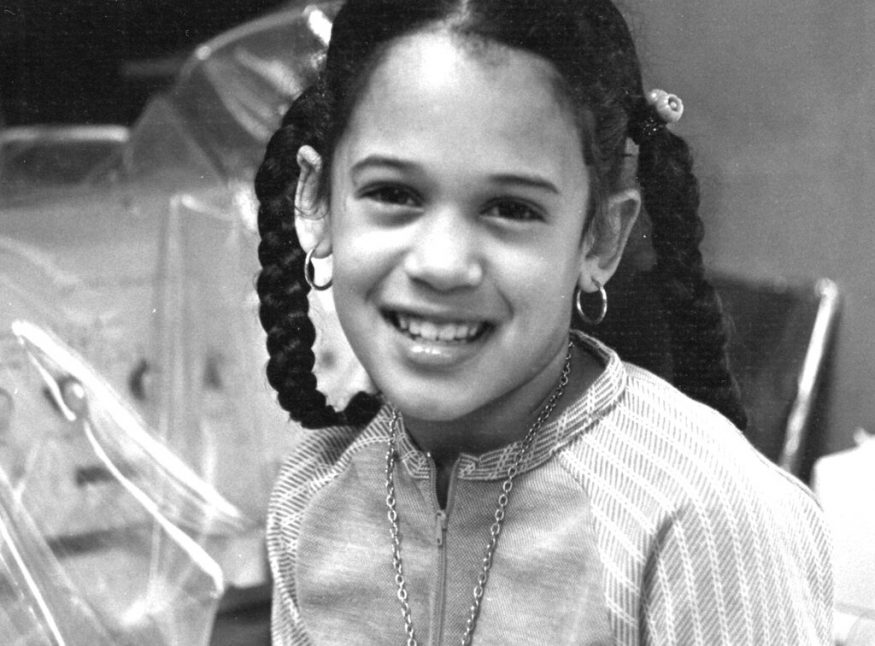 Kamala Harris as a teenager. (Kamala Harris campaign via AP)