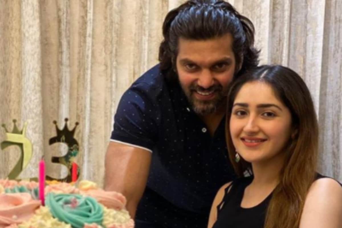 Actress Sayyeshaa Shares Birthday Celebration Pictures With Husband