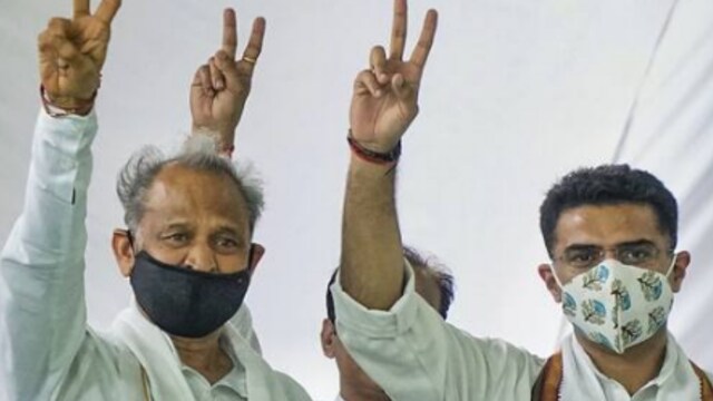 File photo of Rajasthan CM Ashok Gehlot and Sachin Pilot.