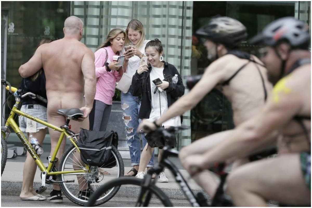 Read more about the article Nude Cyclists Dismayed as COVID-19 Places Break on an Annual Bare Bike Using Pageant in US