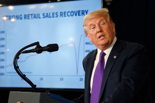 President Donald Trump speaks during a news conference at his Trump National Golf Club in Bedminster, N.J., Saturday, Aug. 15. (AP Photo/Susan Walsh)
