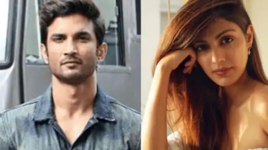 Rhea Chakraborty Sushant Singh Rajput / News18 image. 
