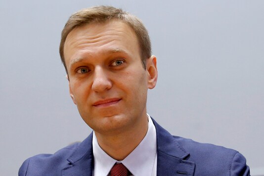 A file photo of Russian opposition leader Alexei Navalny. (Reuters)