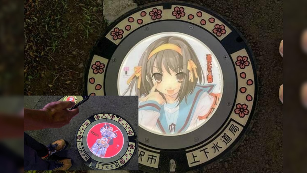 After Transparent Toilets, Japan Gives Manholes a Makeover with Anime Graffiti