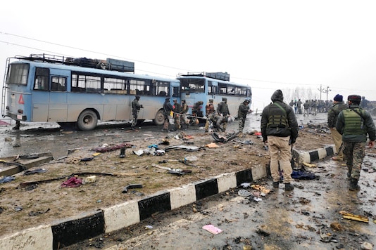 A suicide bomber attack on a CRPF convoy in Lethpora in south Kashmir's Pulwama district on February 14, 2019 had led to the death of 40 soldiers. (REUTERS)