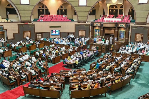 A file photo of the Madhya Pradesh assembly. (Credit: PTI)  