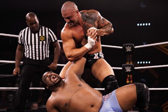 Karrion Kross beat Keith Lee (Photo Credit: WWE)