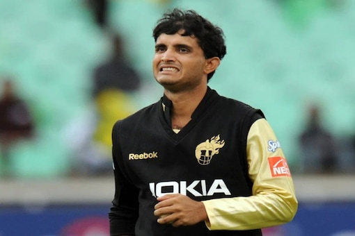 Sourav Ganguly a joué pour KKR dans les trois premières éditions d'IPL.  Photo AFP